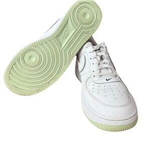 Nike Air Force‎ 1 GS AF1 Low White Honeydew Youth SIZE 7 Casual Shoes CT3839-108
